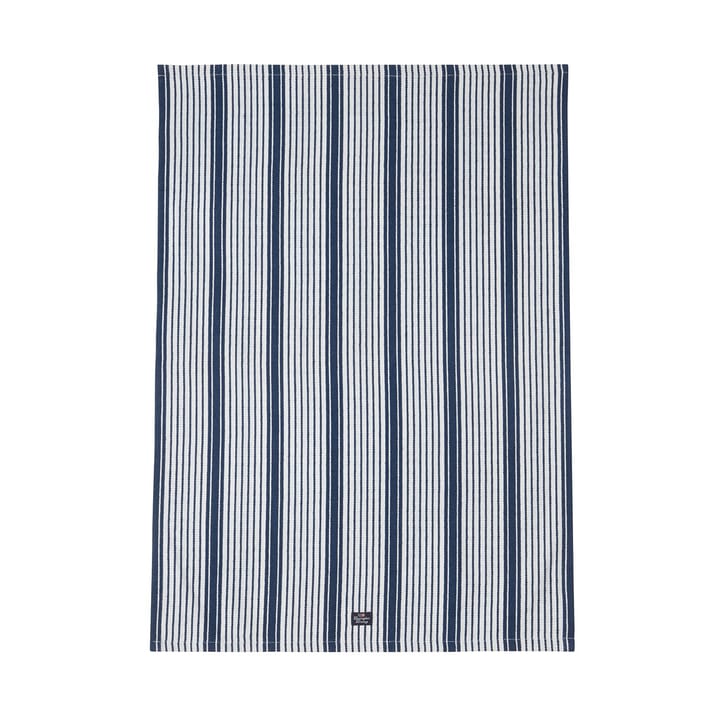 Toalha de cozinha Striped Org Cotton 50x70 cm - Navy - Lexington