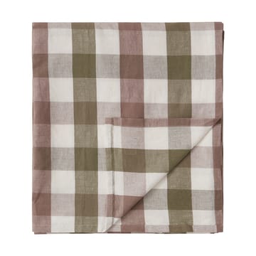 Toalha de mesa Checked Cotton Linen 180x180 cm - Olive - Lexington