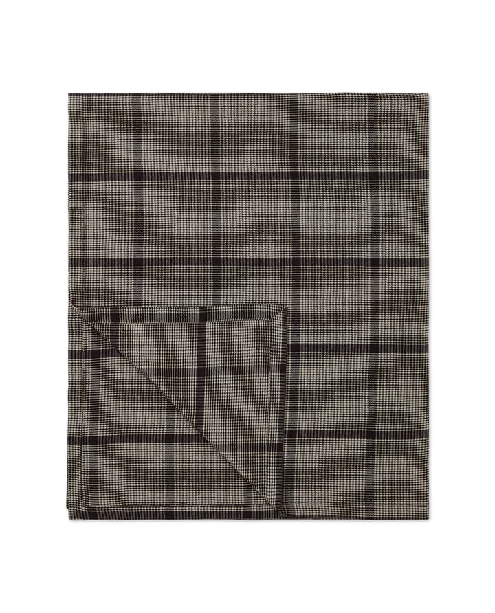 Toalha de mesa de algodão e linho Pepita Check 150x250 cm, Dark gray-beige Lexington