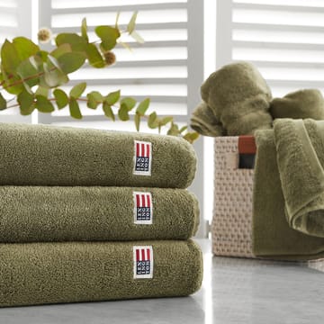 Toalha Icons Original Striped 50x100 cm - dusty olive - Lexington