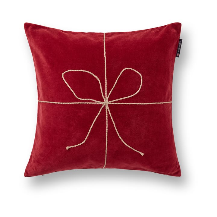 Wrapped Fronha em veludo 50x50 cm - Vermelho - Lexington