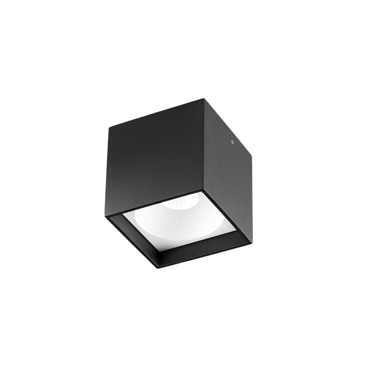 Spotlight Solo Square  - preto/branco, 3000 kelvin - Light-Point