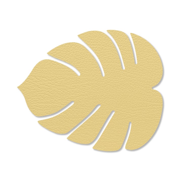 Base para copos Monstera Leaf Hippo - dourado - LIND DNA