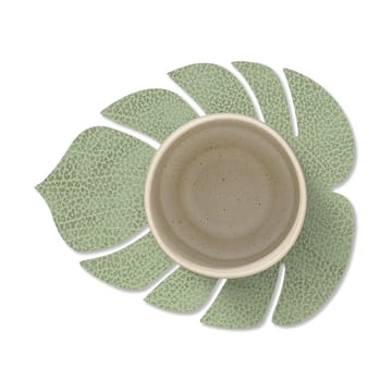 Base para copos Monstera Leaf Hippo - Verde azeitona - LIND DNA