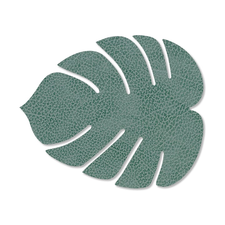 Base para copos Monstera Leaf Hippo, Verde pastel LIND DNA