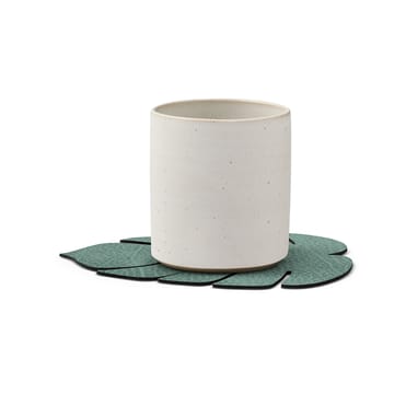 Base para copos Monstera Leaf Hippo - Verde pastel - LIND DNA