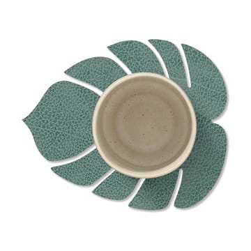 Base para copos Monstera Leaf Hippo - Verde pastel - LIND DNA