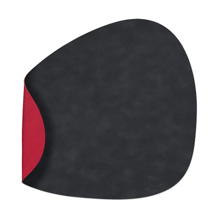 Individual de mesa Cloud de dois lados curvo L 1 un. - Black-red - LIND DNA