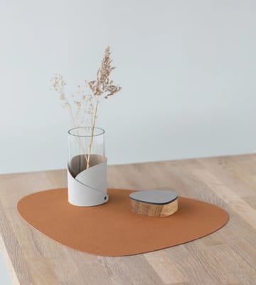 Individual de mesa Core curvo L - Flecked natureza - LIND DNA