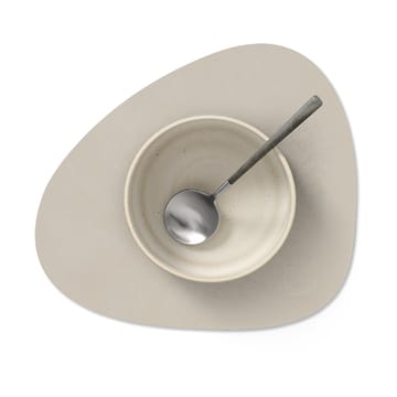 Individual de mesa curvo Nupo S - Branco ostra - LIND DNA