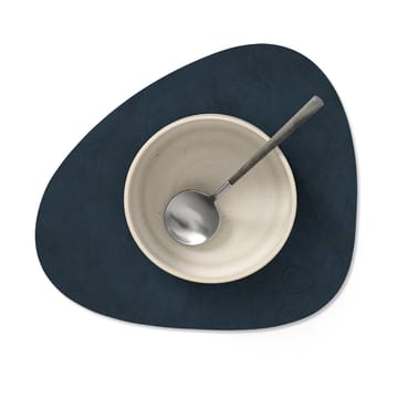 Individual de mesa curvo Nupo S - Midnight blue - LIND DNA