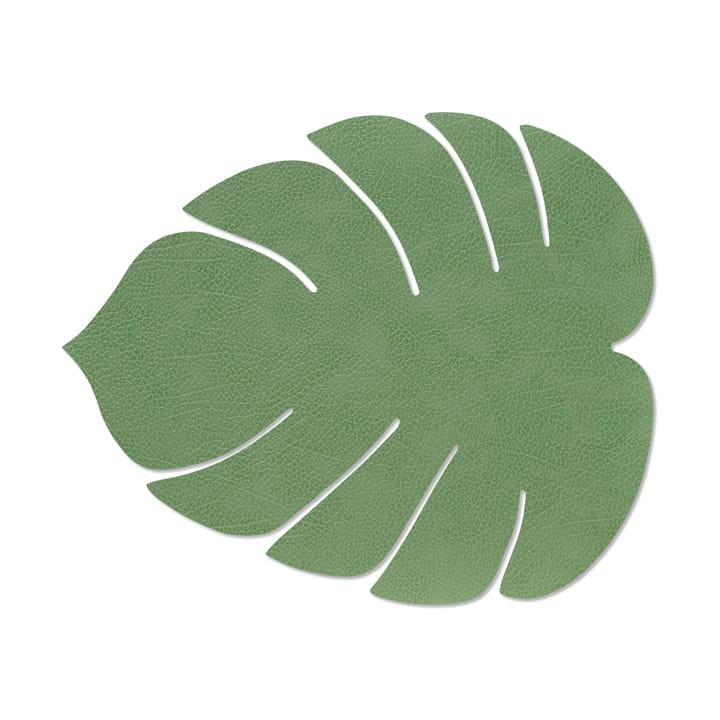 Individual de mesa Monstera Leaf Hippo L - Forest green - LIND DNA