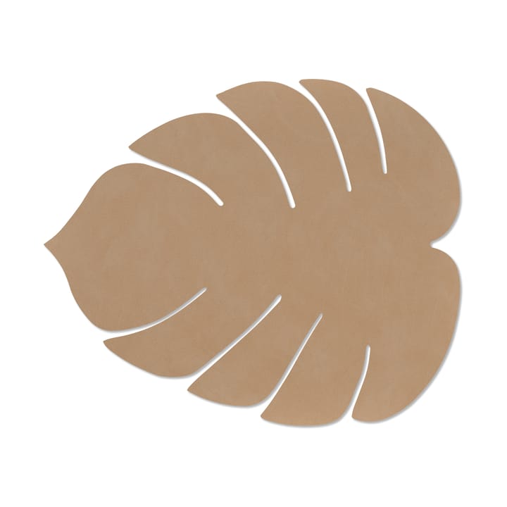 Individual de mesa Monstera Leaf Nupo L - Nougat - LIND DNA