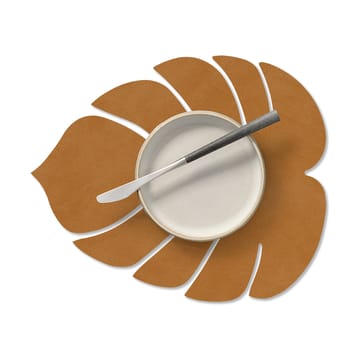 Individual de mesa Monstera Leaf Nupo S - Burned curry - LIND DNA