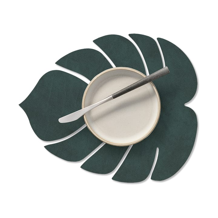 Individual de mesa Monstera Leaf Nupo S, Dark green LIND DNA