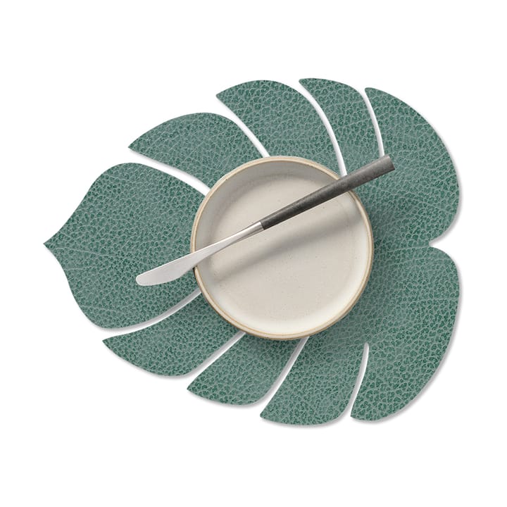 Individual de mesa Monstera Leaf Nupo S, Verde pastel LIND DNA