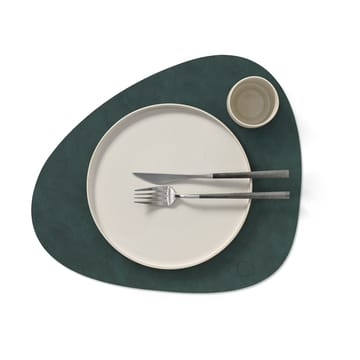 Individual de mesa Nupo curve L - dark green - LIND DNA