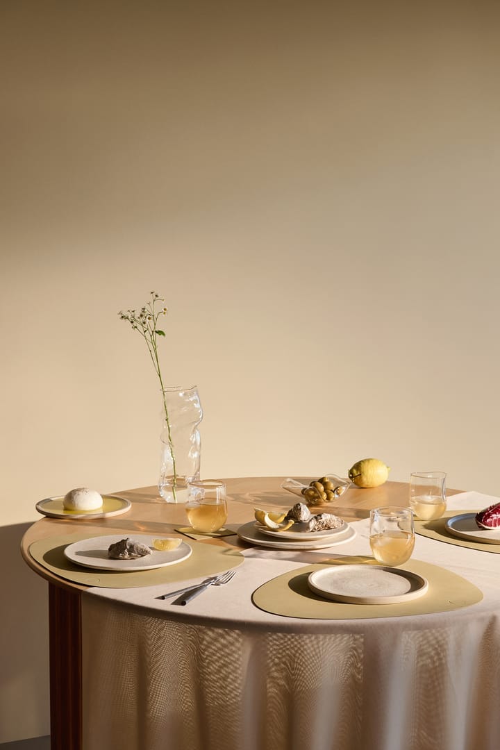 Individual de mesa Nupo curve L, Lemon sorbet LIND DNA