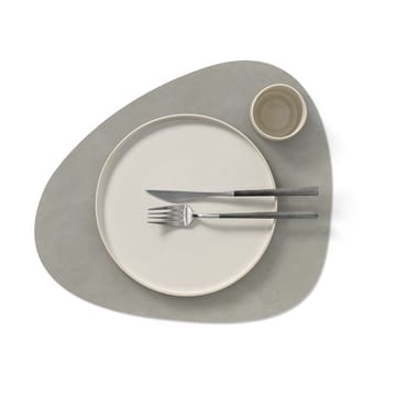 Individual de mesa Nupo curve L - light grey - LIND DNA