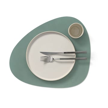 Individual de mesa Nupo curve L - verde pastel - LIND DNA