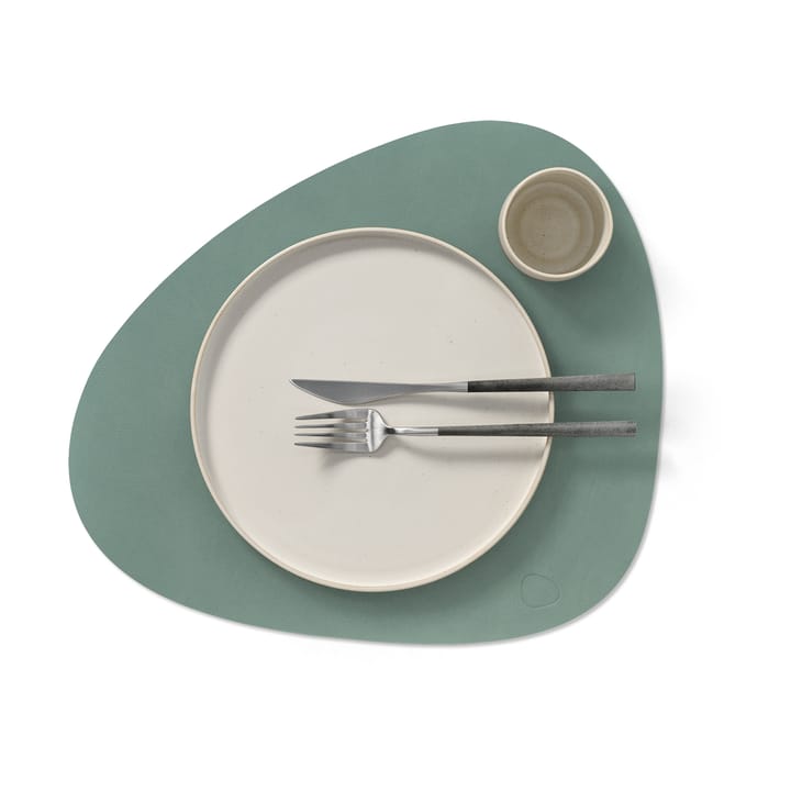 Individual de mesa Nupo curve L, verde pastel LIND DNA