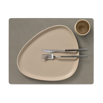 Individual de mesa Nupo square L - Flint grey - LIND DNA