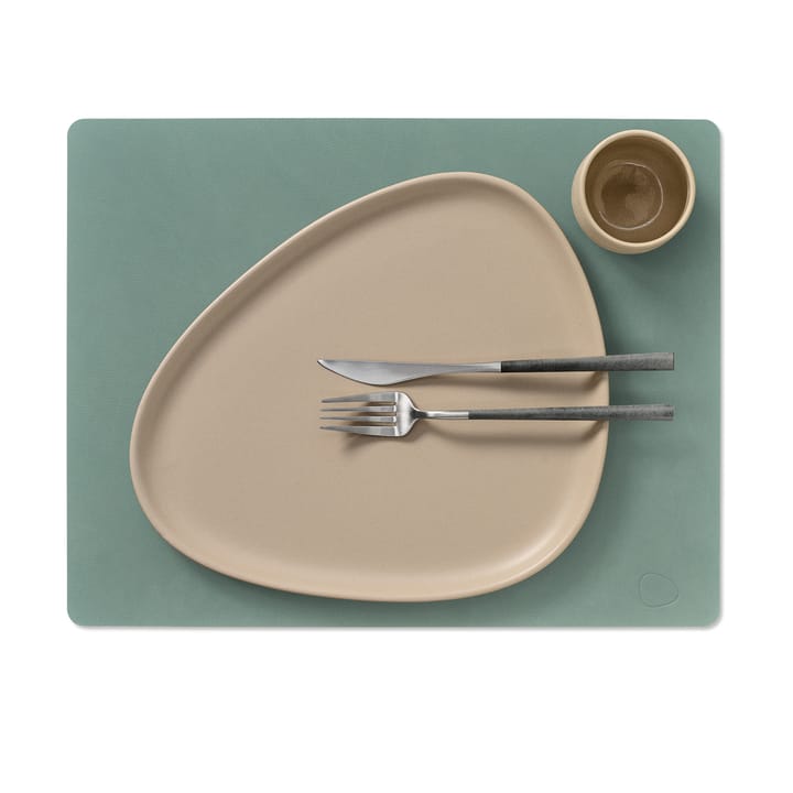 Individual de mesa Nupo square L, verde pastel LIND DNA