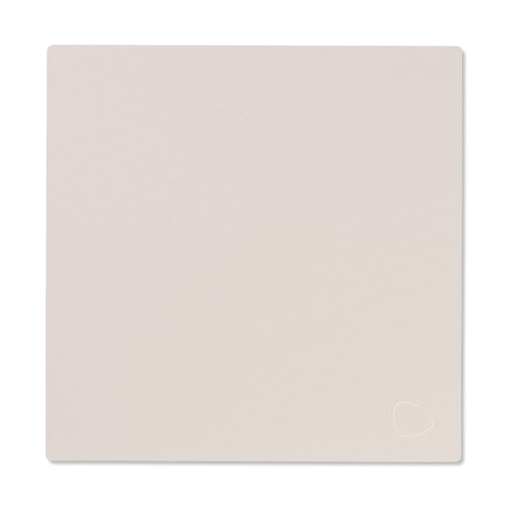 Individual de mesa quadrado Nupo S - Soft nude - LIND DNA