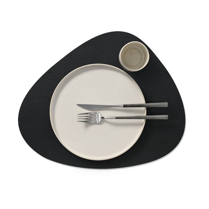 Individual de mesa reversíve curvo Bull L 1 un., Warm grey-black LIND DNA