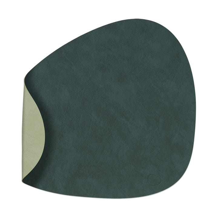 Individual de mesa reversível Nupo curve L 1 un. - Dark green-olive green - LIND DNA