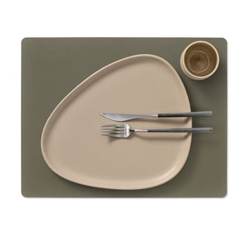 Placemat square Serene L 35x45 cm - Moss - LIND DNA