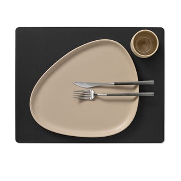 Placemat square Serene L 35x45 cm - Preto - LIND DNA