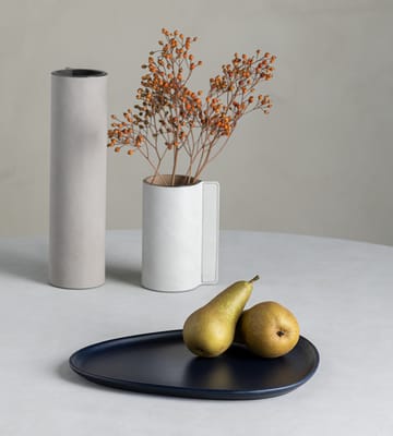 Prato Curve Stoneware 26x30 cm - azul marinho - LIND DNA