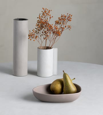 Prato fundo Curve Stoneware 19x22 cm - Warm Grey - LIND DNA