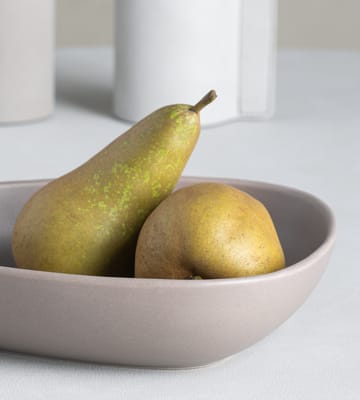 Prato fundo Curve Stoneware 19x22 cm - Warm Grey - LIND DNA