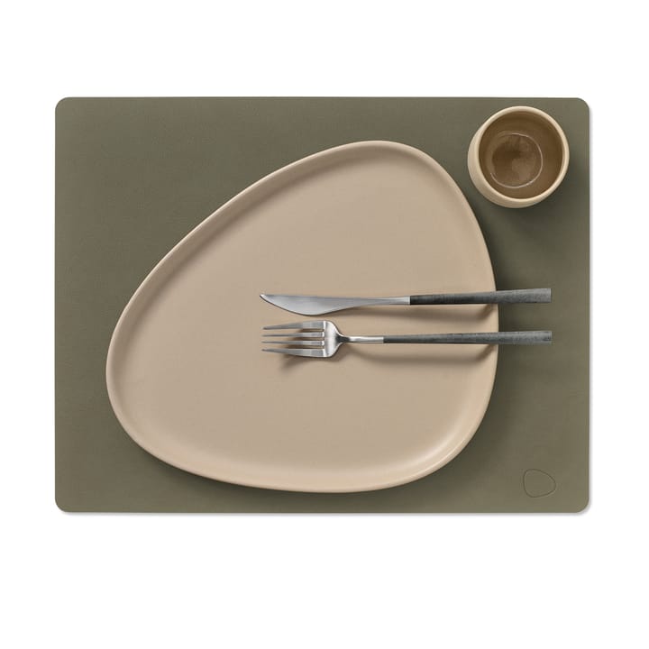 Square Nupo individual de mesa 35x45 cm, Verde militar LIND DNA