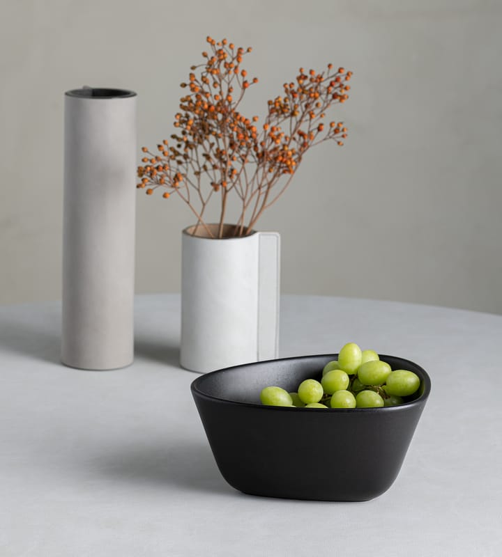 Tigela Curve Stoneware M 20x22 cm, preto LIND DNA