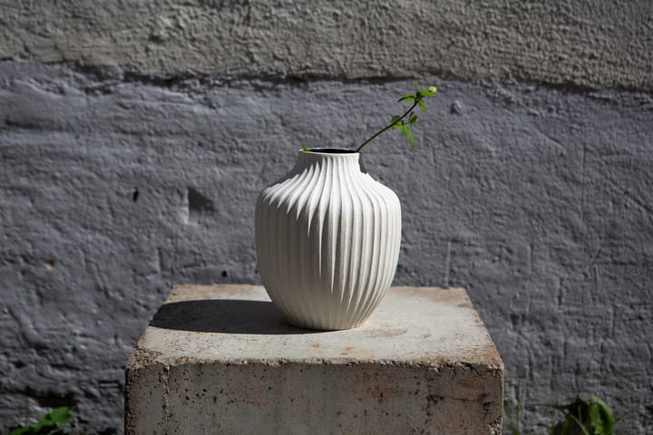 Vaso Kyoto, Sand white light deep line Lindform