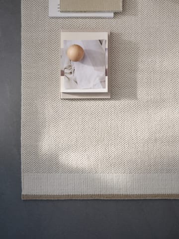 Stratum Echo tapete de lã - Branco. 140x200 cm - Linie Design