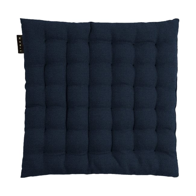 Almofada de assento Pepper 40x40 cm - Azul marinho escuro - Linum