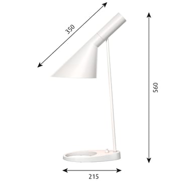 Candeeiro de mesa AJ - Branco - Louis Poulsen