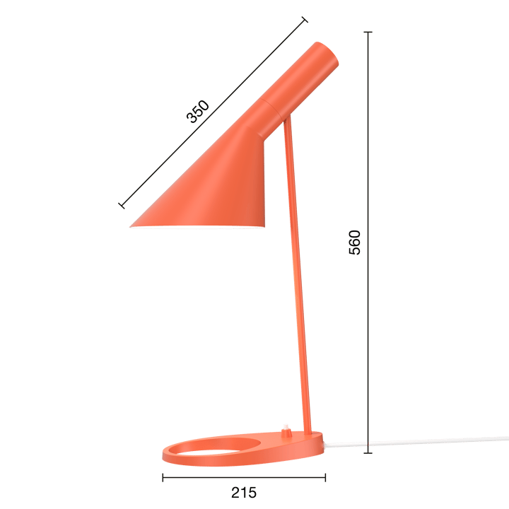 Candeeiro de mesa AJ - Electric orange - Louis Poulsen