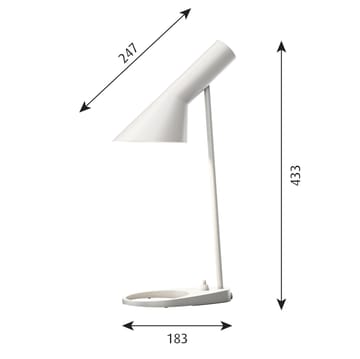 Candeeiro de mesa AJ MINI - Branco - Louis Poulsen