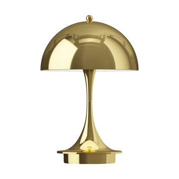 Candeeiro de mesa Panthella 160 Portable v3 - Brass metallised - Louis Poulsen