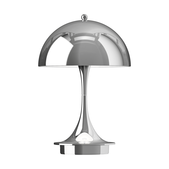 Candeeiro de mesa Panthella 160 Portable v3 - Chrome - Louis Poulsen