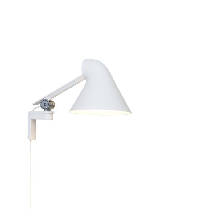 Candeeiro de parede NJP, Branco, braço curto, LED, 3000k Louis Poulsen