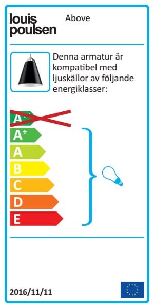 Candeeiro suspenso Above Ø40 cm - Branco - Louis Poulsen