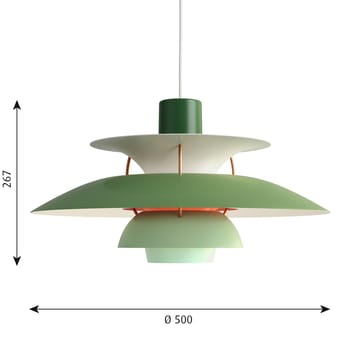 Candeeiro suspenso PH 5 - Verde - Louis Poulsen