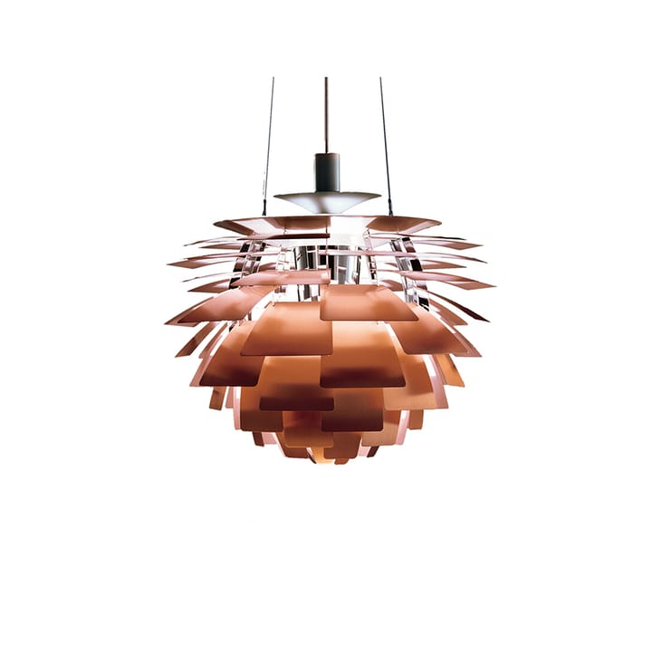 Candeeiro suspenso PH Artichoke - Cobre, ø48, LED - Louis Poulsen