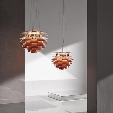 Candeeiro suspenso PH Artichoke E27 5,5 m cabo - Cobre, Ø72 cm - Louis Poulsen